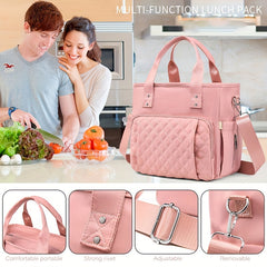 Vegetable Theme Lunch Bag Insulated Food Storage Tote