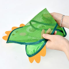 Cartoon Dinosaur Mesh Net Toy Storage Bag for Kids' Water Toys