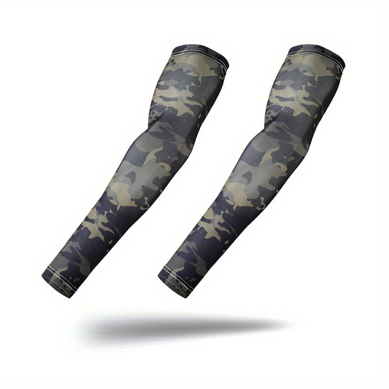 Camouflage Arm Guard Ice Sleeves Outdoor Cycling Arm Protection