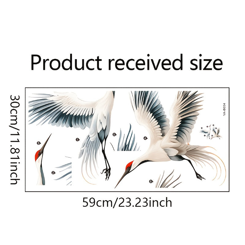Animal Vinyl Decals Crane Wall Stickers