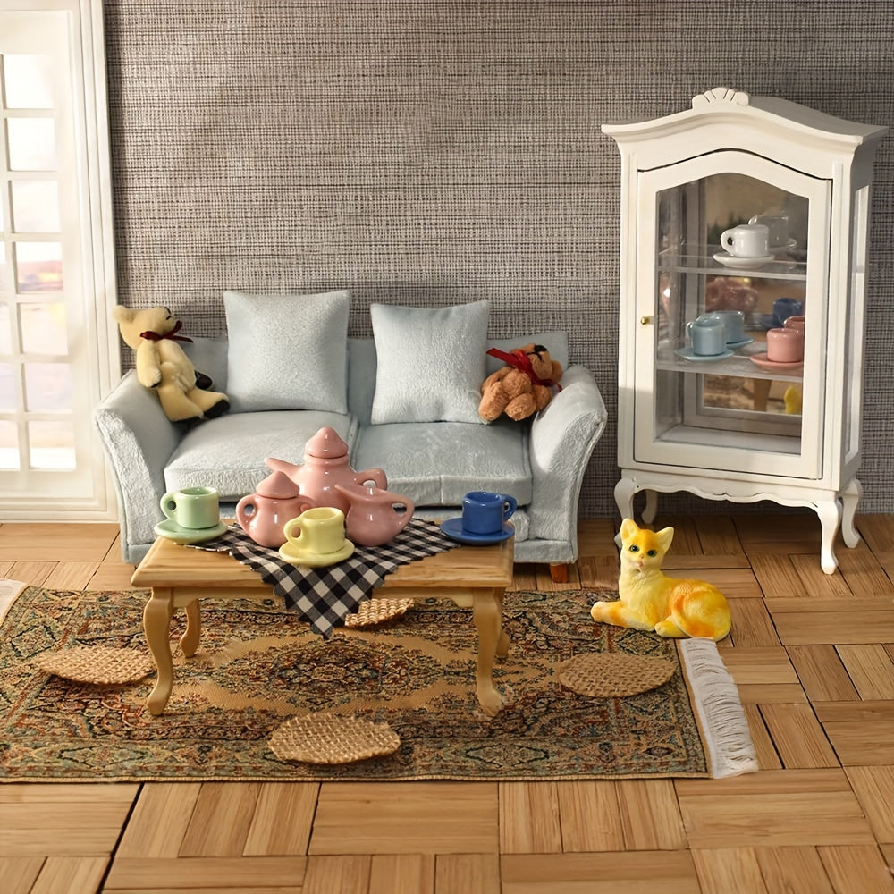 24pcs Dollhouse Flooring 1 12 Scale Dollhouse Accessory for Kids