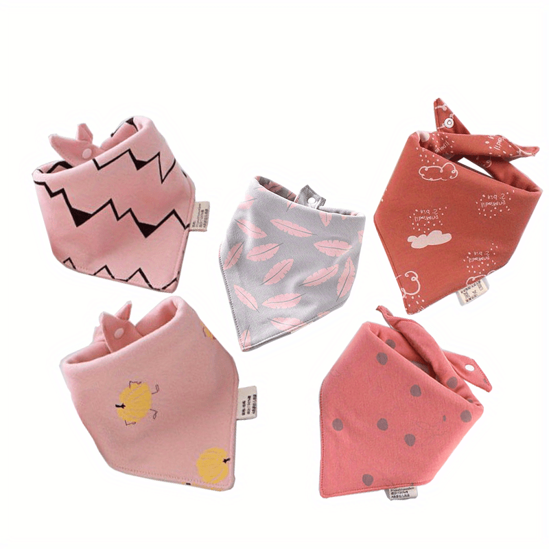 Baby Saliva Towels Cotton Cartoon Water-absorbing Bib