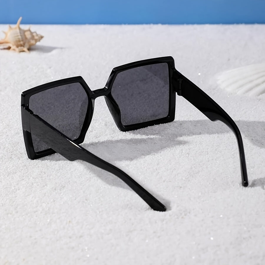 Square Large Frame Sunglasses in 2 Colors