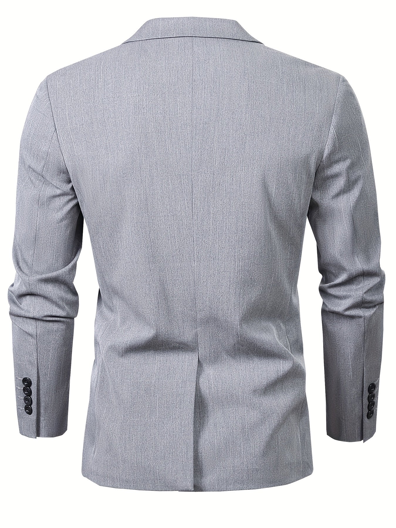 Satin Lapel Business Casual Men's Blazers