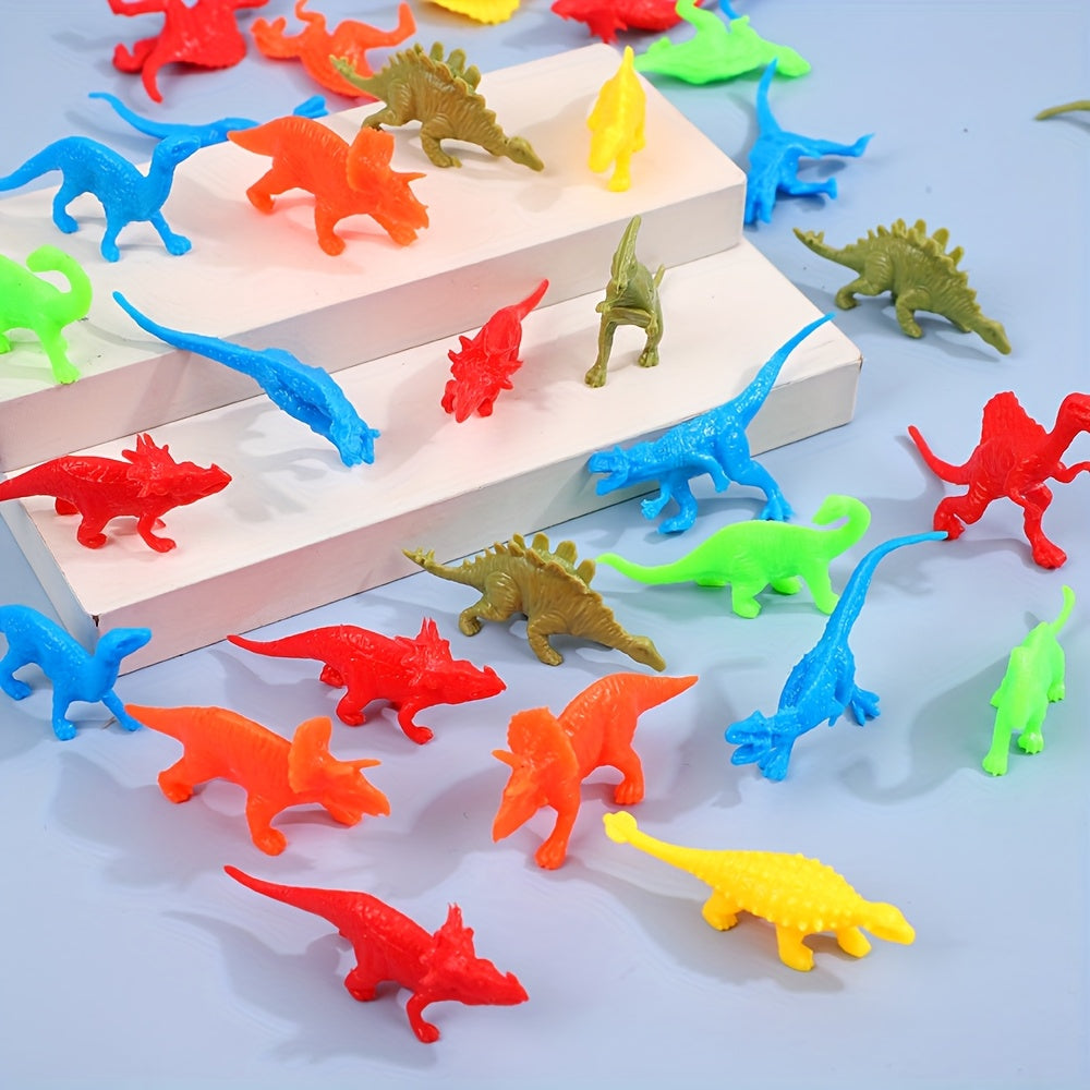 50pcs Mini Dinosaur Figure Toys Creative Animal Model Toys Sets