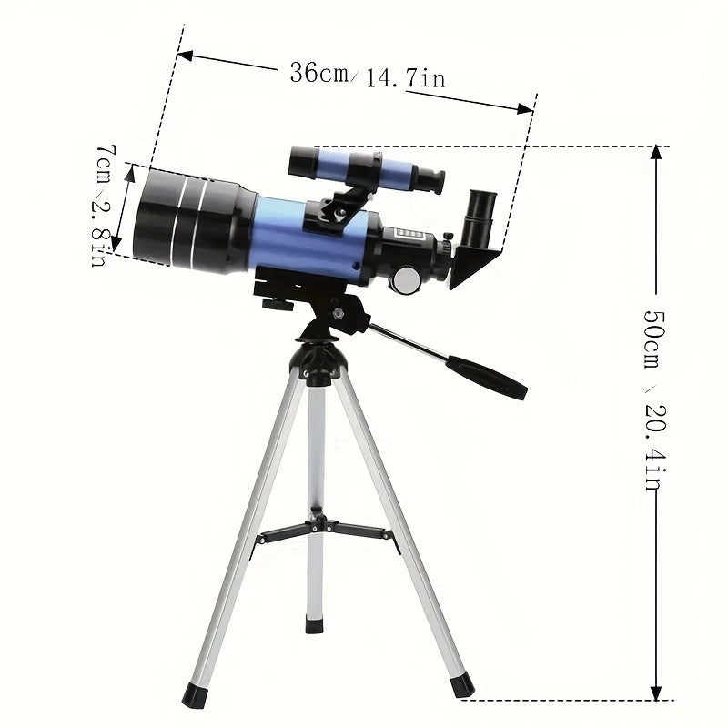 Portable 30070 Telescope 150x Magnification 70mm