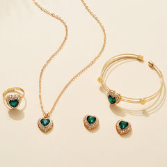Golden Accessories Set for a Touch of Elegance
