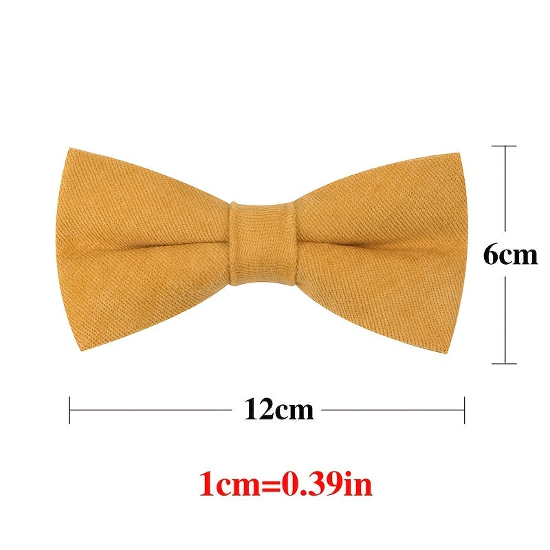 Macaron Solid Men's Bow Tie for Shirt