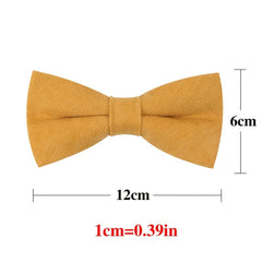 Macaron Solid Men's Bow Tie for Shirt