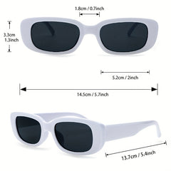 4 Pairs Men's Classic Casual Sunglasses Daily Buddy Sharing Outfit