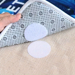 8pcs Round Adhesive Hook And Loop Fasteners