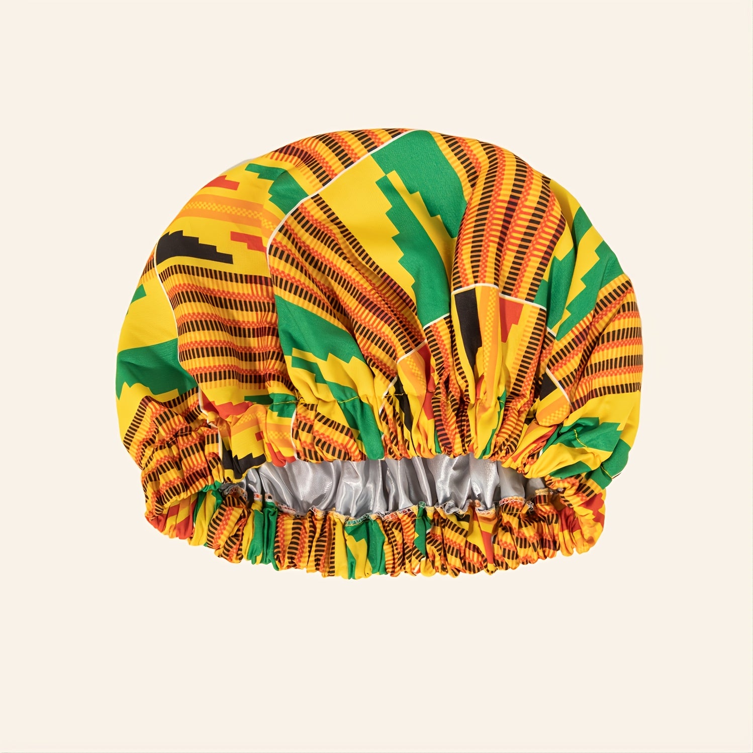 Ankara Print Satin Lined Sleep Cap Non Slip