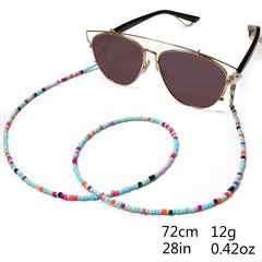 Colorful Beaded Eyewear Retainer Glasses Cord
