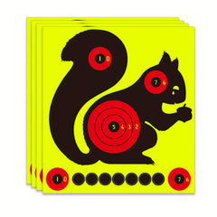25pcs Squirrel Style 20 32 Cm Shooting Targets Self Adhesive Highly Visibility
