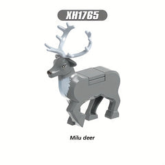 Christmas Deer Building Blocks Hand Puzzle Toys for Kids