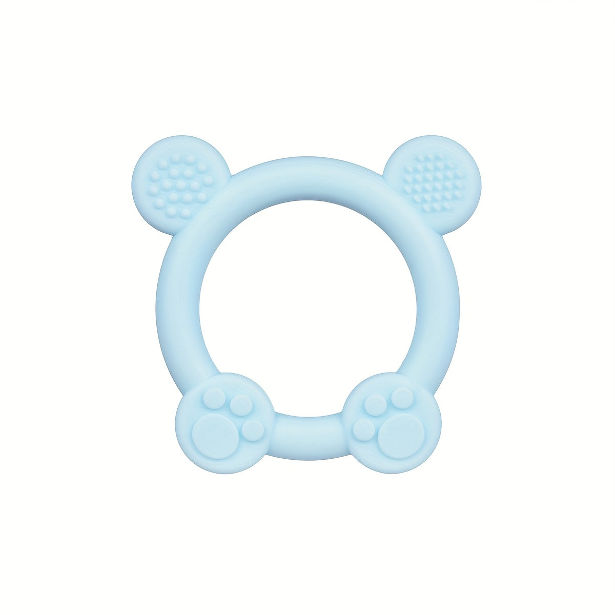 Silicone Baby Teether Animal Shapes Multifunctional Sensory Textures
