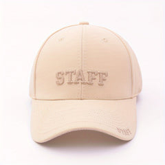 STAFF Letter Embroidery Baseball Cap For Men And Women