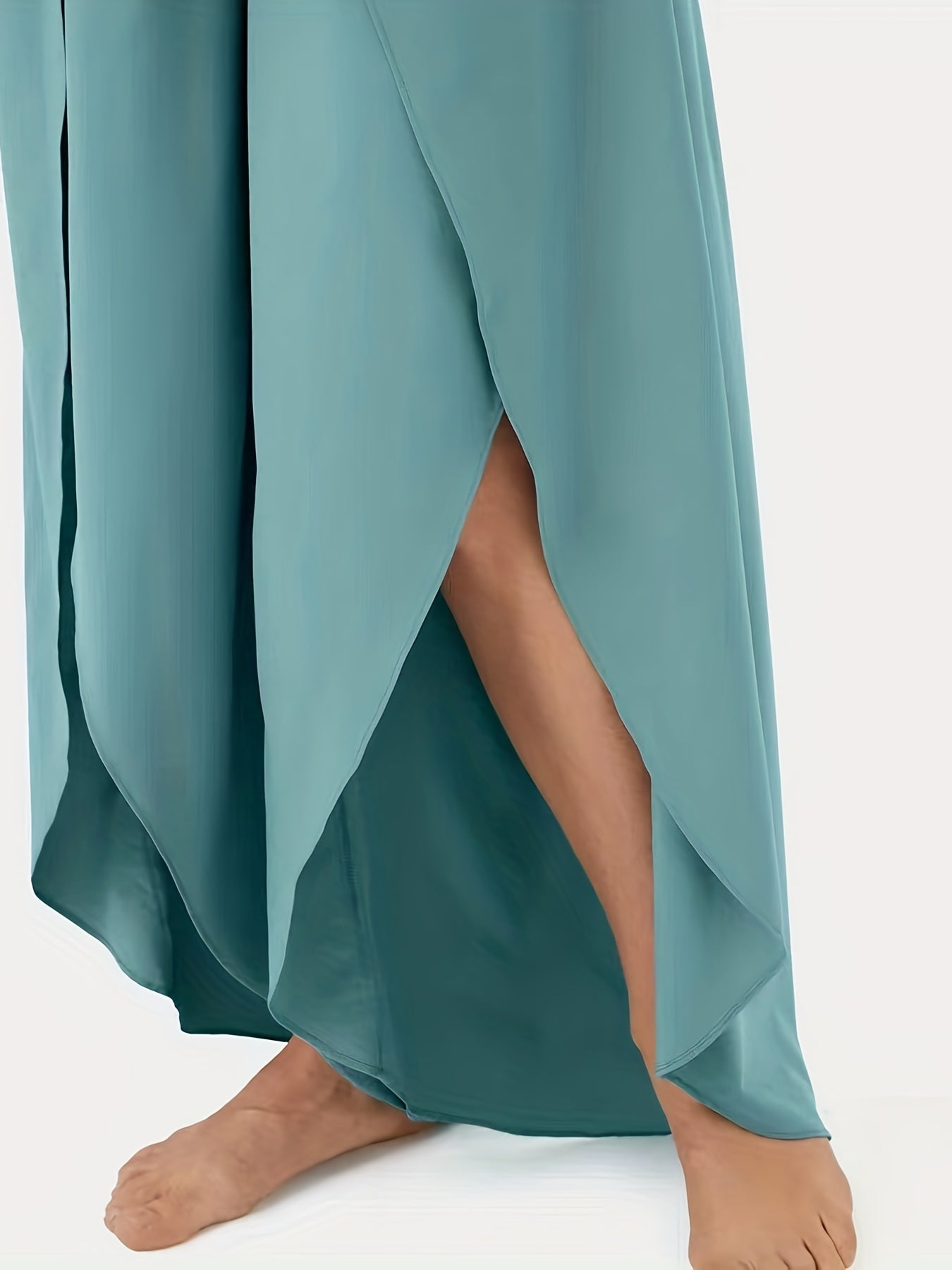  Boho Pants Women's High Rise Beach Trousers