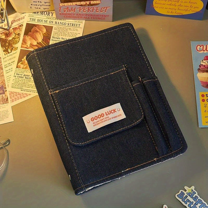 DIY Denim Cover Notebook for Students