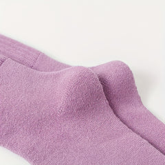 5 Pairs Floral Embroidery Socks Women's Stockings & Hosiery
