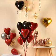 40pcs Red Love Balloon Set for Romantic Party House Decor