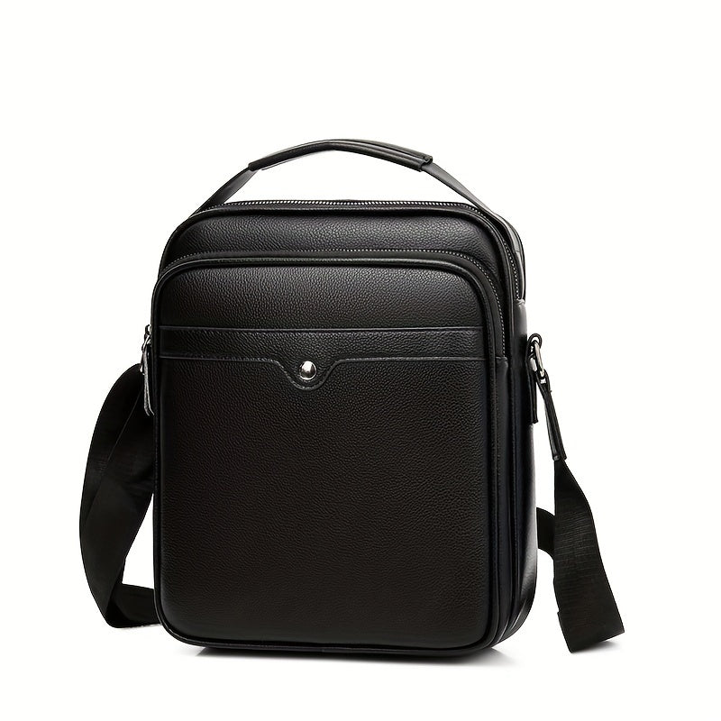 Men's Commuting Crossbody Bag Casual Handbag Small Square Shoulder Bag