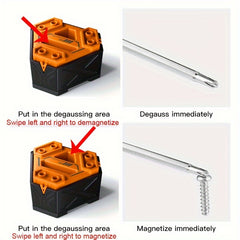 Portable Magnetizer Demagnetizer Storage Box Tool