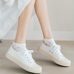 5 Pairs Floral Print Low Cut Ankle Socks Women's Stockings