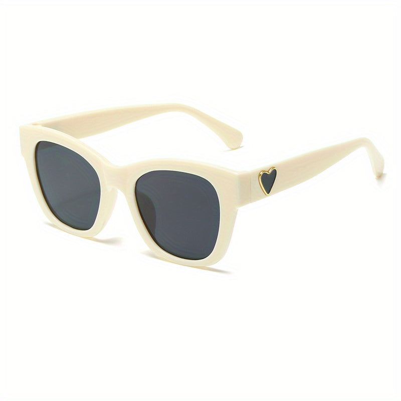 Heart Jelly Square Sunglasses UV400 Sun Shades Glasses
