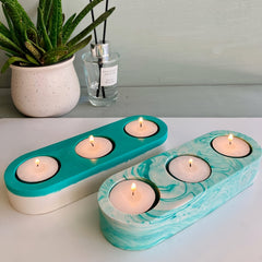 Small Candle Holder Resin Silicone Mold for Epoxy DIY Jewelry Box