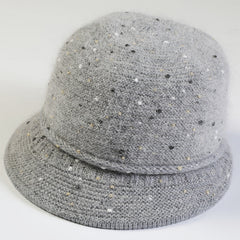 Vintage Knitted Thermal Bucket Hat Fisherman Hat Winter Hat For Her