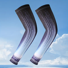 2pcs Men's Sun Protection Sleeves Breathable Quick Drying Sleeves