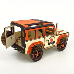 Wooden 3D Puzzle Cottages All Terrain Vehicle Models Kit