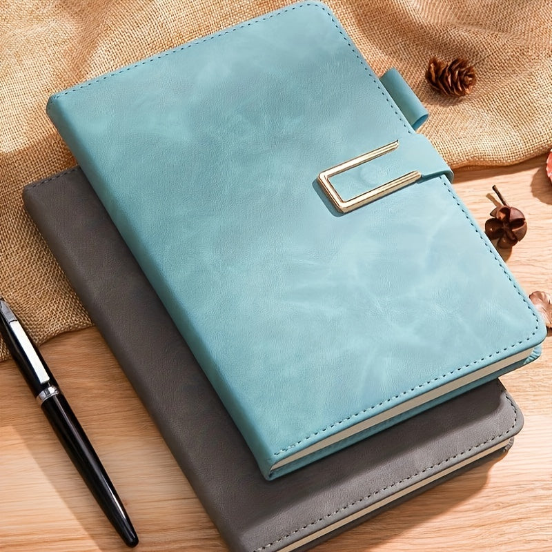A5 120 Sheets Double Sided Writing Leather Notebook