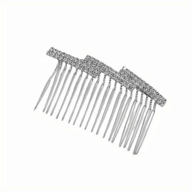 Rhinestone & Faux Pearl Hair Comb Hair Pin Bridal Wedding Headwear