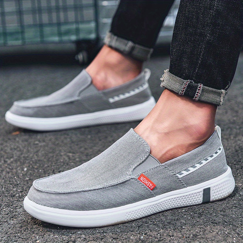 Men's Slip On Loafer Shoes Lightweight Canvas Shoes