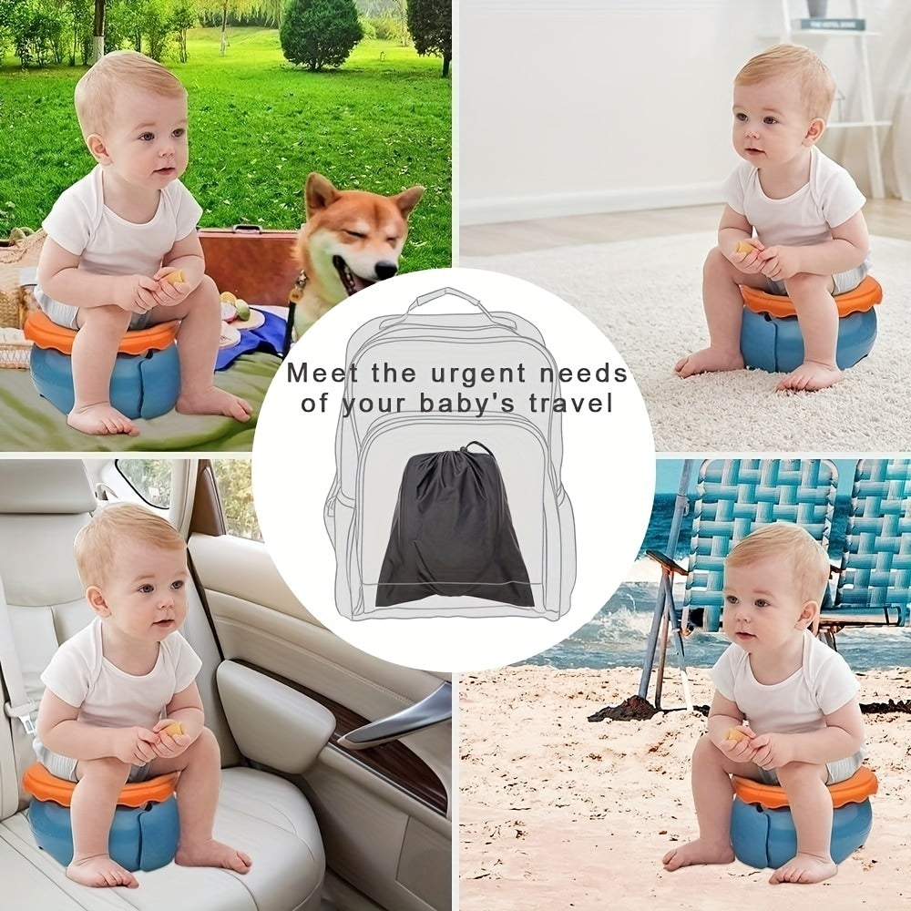 Children's Folding Toilet Car Portable Toilet Seat Travel