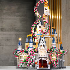 Sakura Garden Princess Castle Building Blocks Set - 5210pcs
