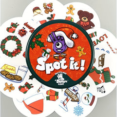 Spot It Iron Box For Kids Family And Party Puzzle Card Game