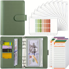 Budget Binder Money Organizer for Cash Envelopes & Expense Sheets