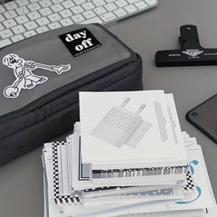 Frosted Transparent Pencil Case Double Layer Large Capacity Stationery Box