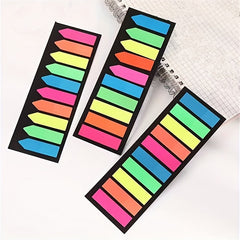 200 Sheets Colour Memo Pad Sticky Notes Bookmark Marker Sticker Paper