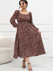  Women's Ditsy Floral Print Maxi Dress
