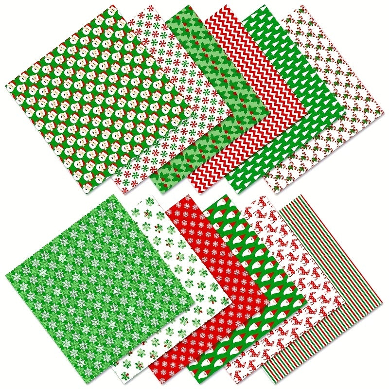 12pcs Scrapbook Paper Pads 15x15cm - DIY Crafts Decoupage Supplies