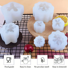 3D Succulent Cacti Candle Mold 9 Pcs