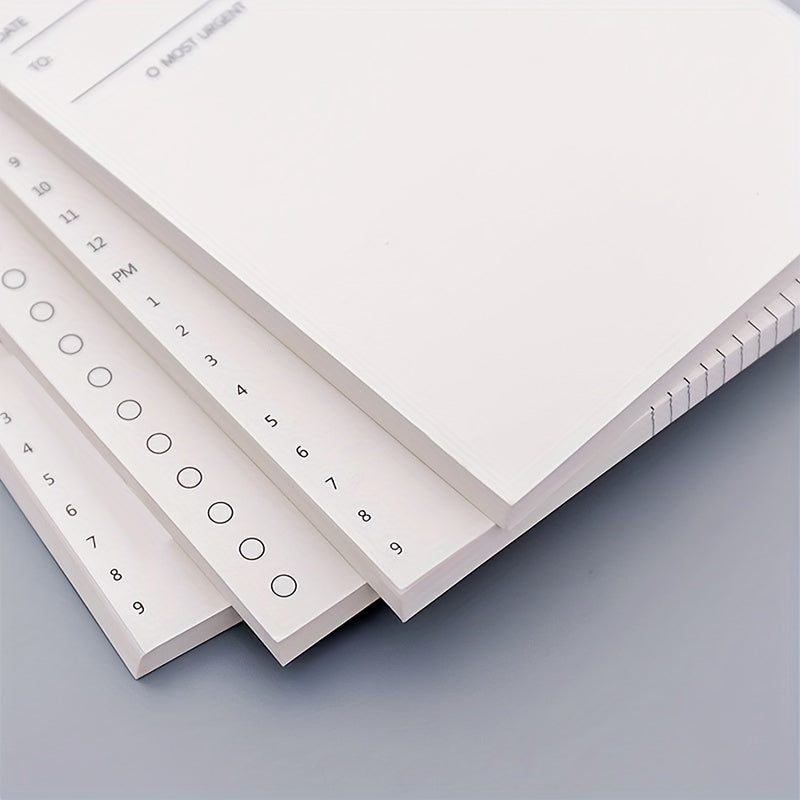 4pcs Business Plan Note Book Tear Notepad Office Desktop Schedule Memo Book