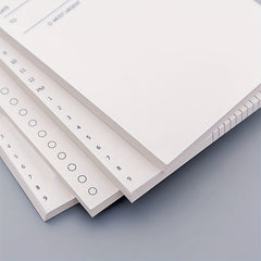 4pcs Business Plan Note Book Tear Notepad Office Desktop Schedule Memo Book