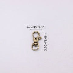 50pcs Vintage Lobster Clasp Pendants DIY Jewelry Accessory