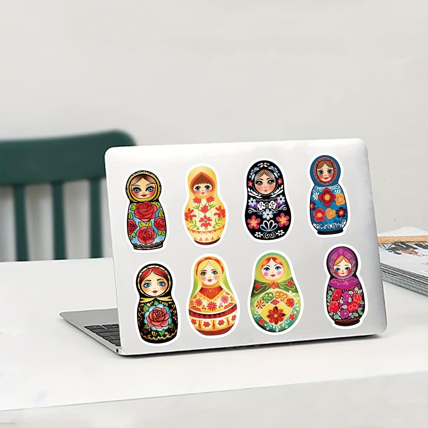 50pcs Matryoshka Doll Series Stickers Waterproof DIY Journal St