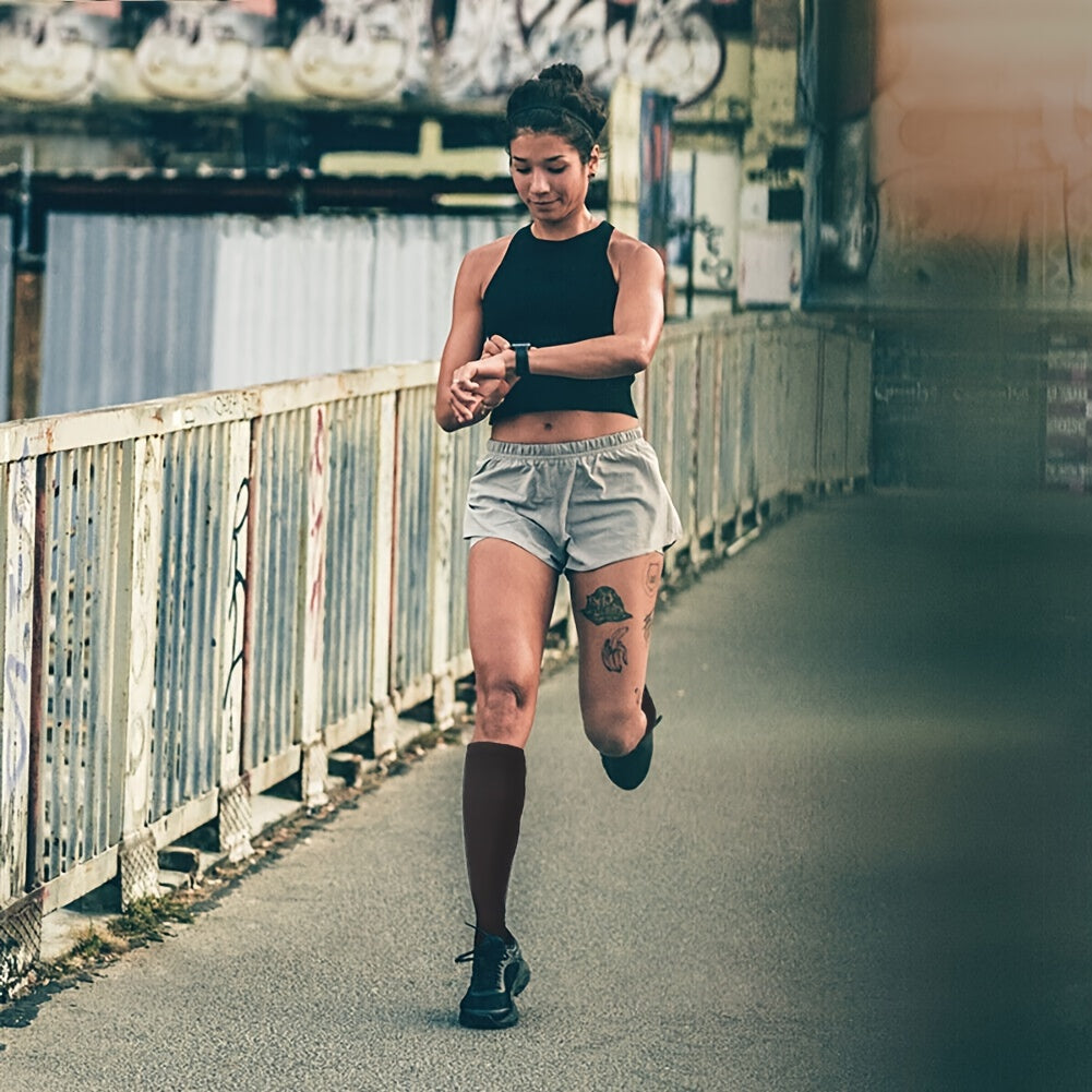 Compression Calf Socks Sports Knee High Women's Stockings